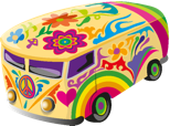 Abbildung Retro-Hippie-Bus