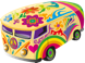 Abbildung Retro-Hippie-Bus